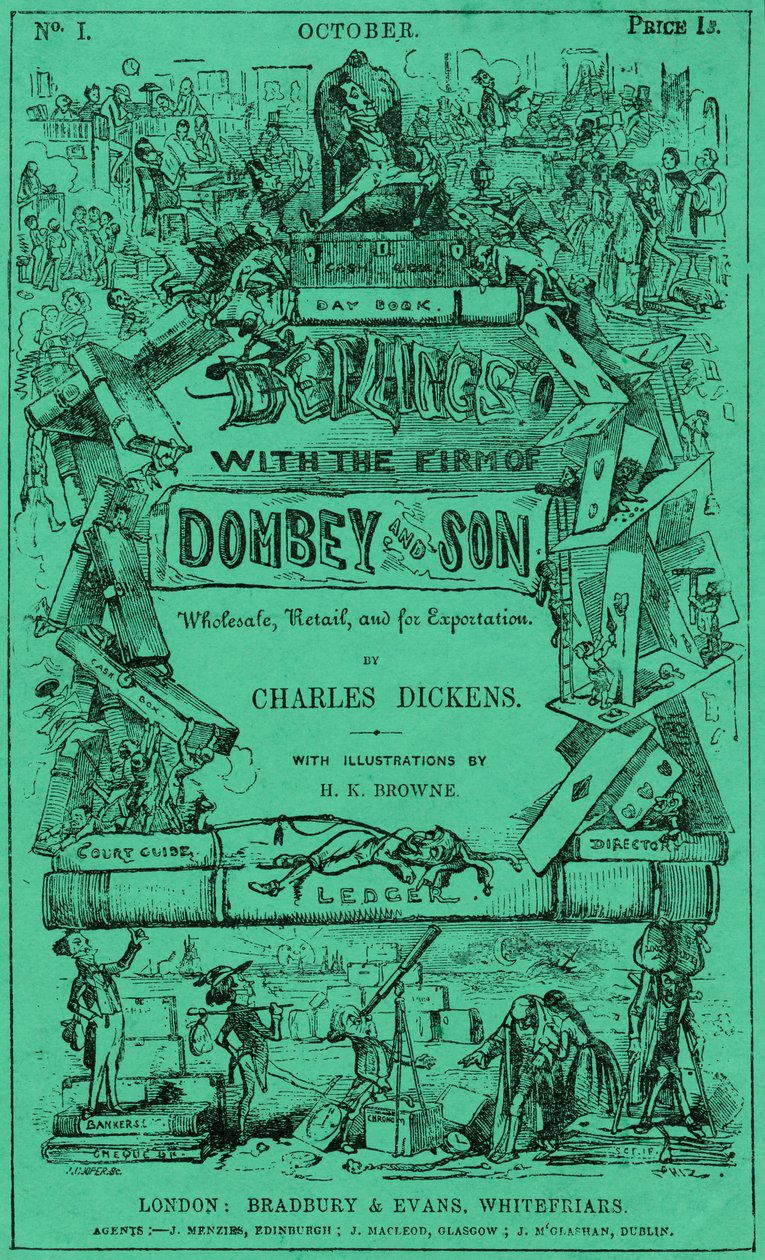 Charles Dickens - Dombey and Son 作者 Hablot骑士布朗