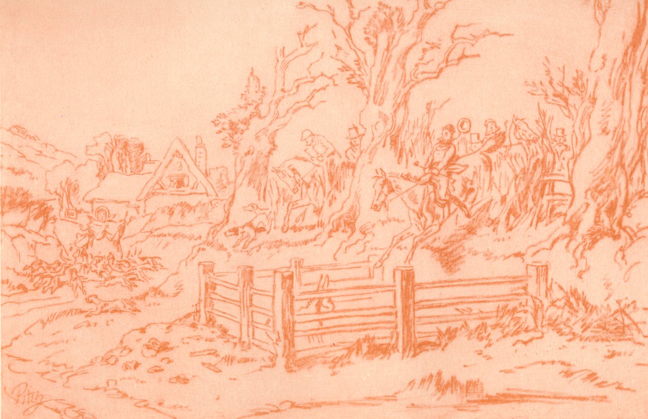 困惑于此Pinfold !, c1860，1922 作者 Hablot骑士布朗