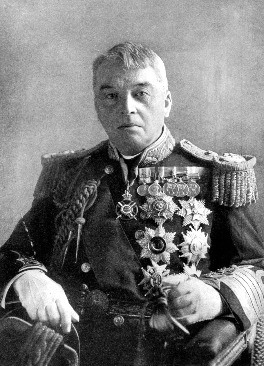 基尔韦斯通的费舍尔勋爵，英国海军司令，第一次世界大战，1914年 作者 海恩斯
