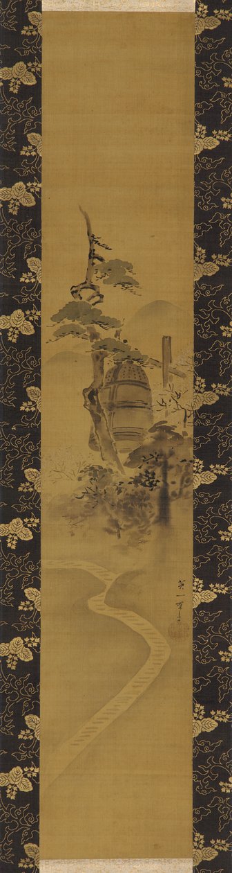寺庙钟，江户时期，17世纪中叶至18世纪初。 作者 花房伊藤