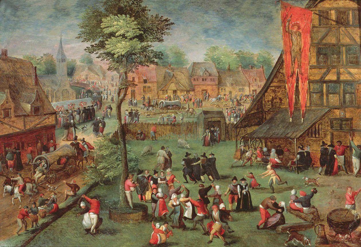 Village Kermesse 作者 汉斯·波尔