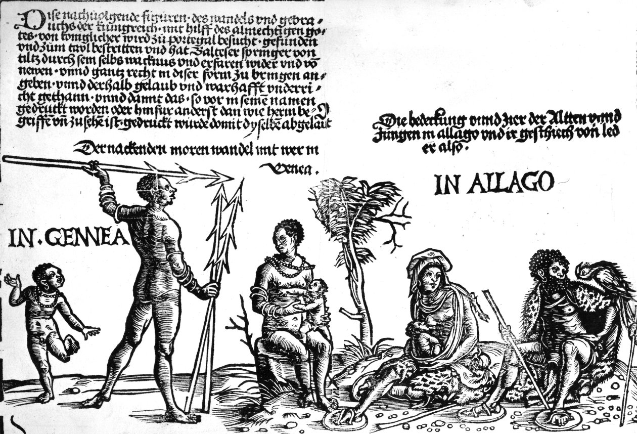 Gutzin的Kunig，由Georg Glockendon制作的印刷品，1511年 作者 汉斯·伯格克米尔