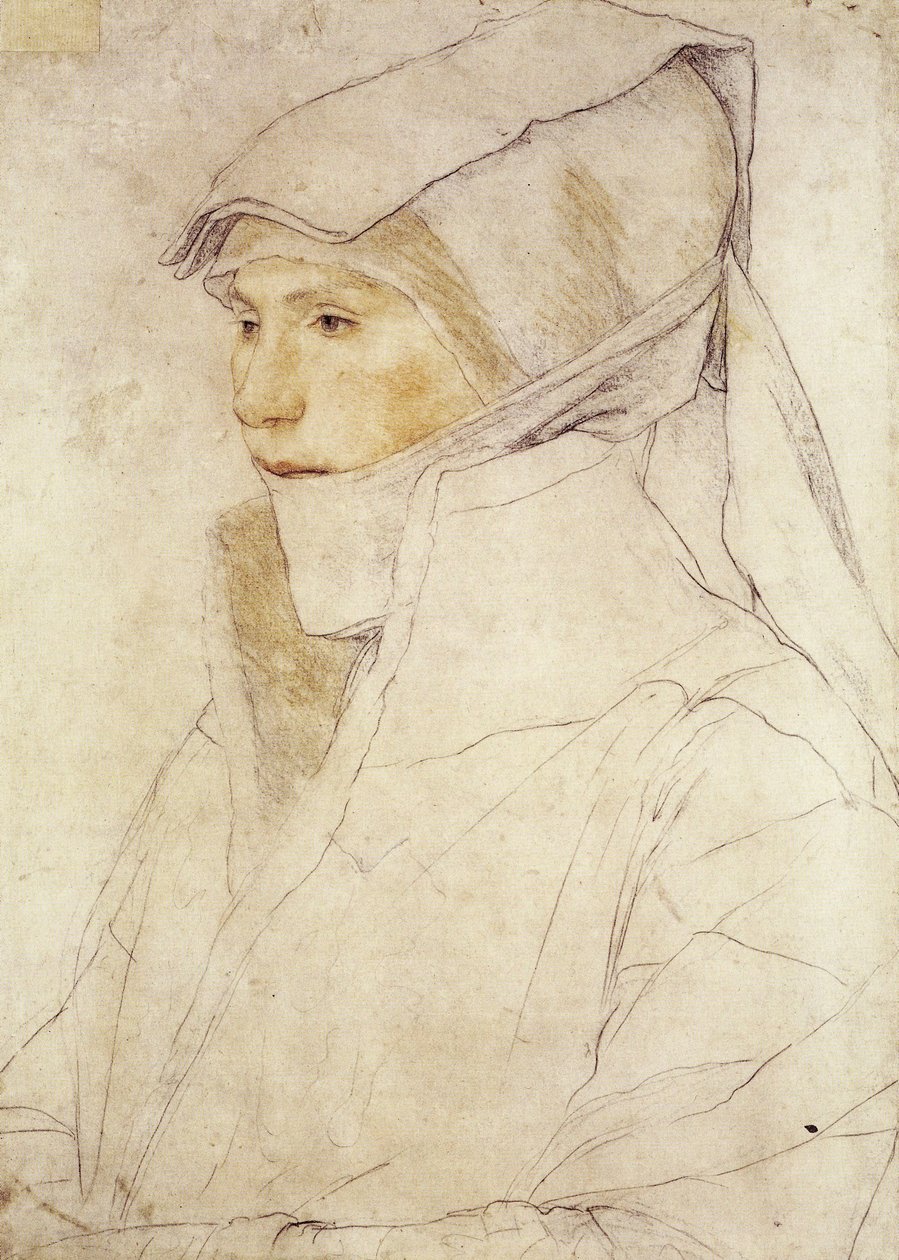 Dorothea Meyer的肖像 作者 小汉斯·霍尔拜因