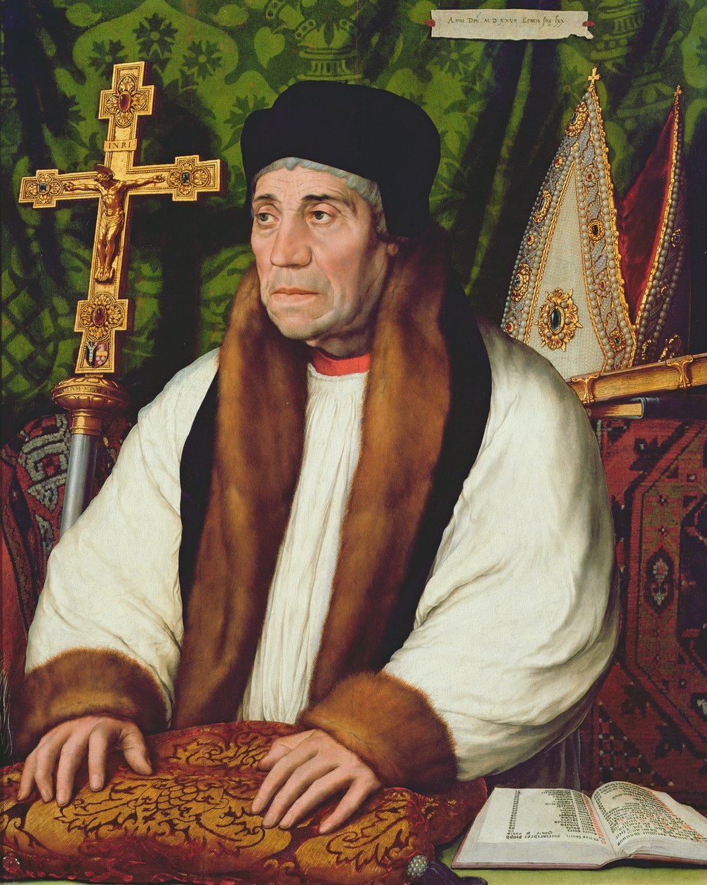 William Warham的肖像（1450-1532）坎特伯雷大主教，1527年 作者 小汉斯·霍尔拜因