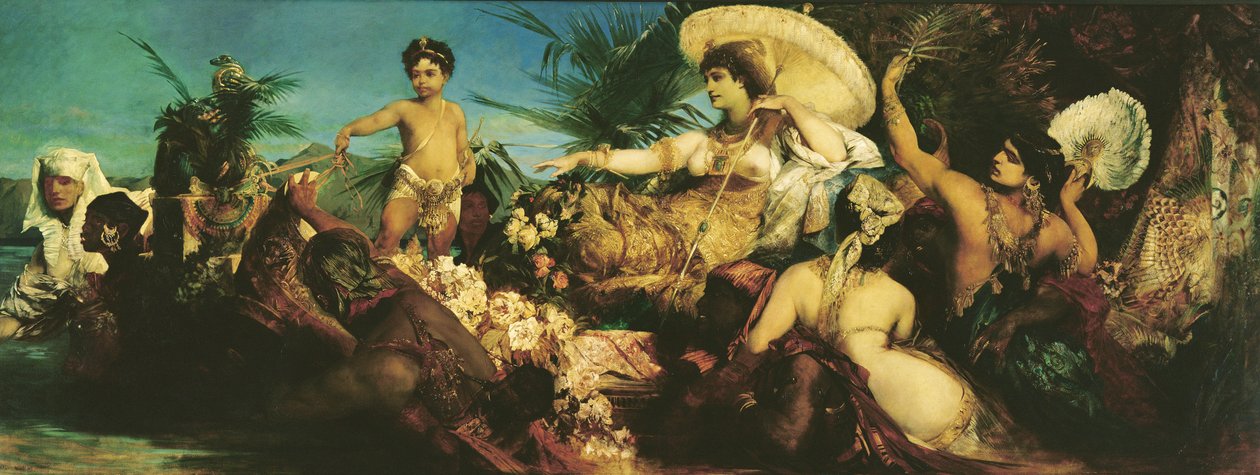 克利奥帕特拉，1875年 作者 汉斯·马卡特（Hans Makart）