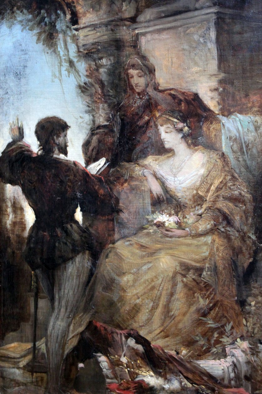 塔索和埃斯特的埃莉诺 作者 汉斯·马卡特（Hans Makart）