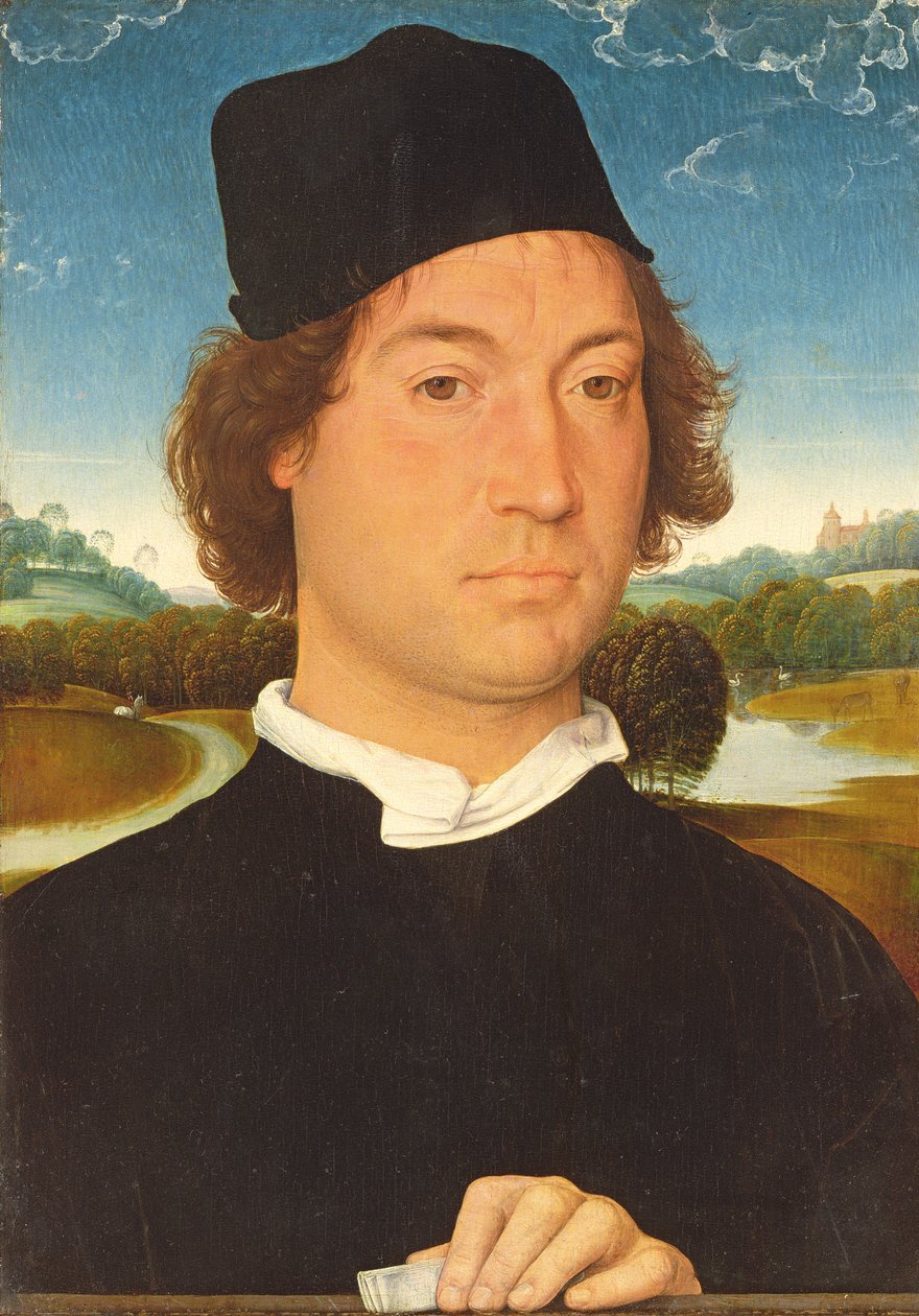 一个未知的人的画象，c.1485 作者 汉斯·梅姆林