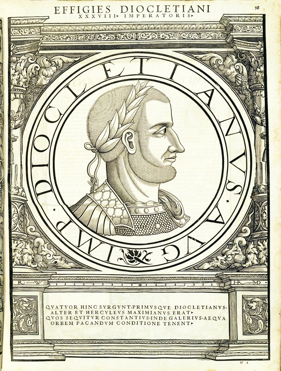 Diocletianus，由鲁道夫Wyssenbach，由Andreas盖斯纳，苏黎世印古钱币，雕刻罗马东部和西部最真实的图像的主将 作者 汉斯·鲁道夫·曼努埃尔·德意志