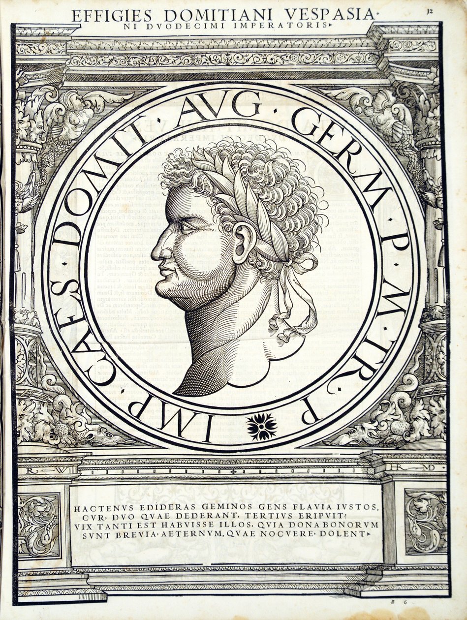 克莱门特，从东，西鲁道夫Wyssenbach，由Andreas盖斯纳，苏黎世，15印古钱币，雕刻最真实的图像的罗马皇帝 作者 汉斯·鲁道夫·曼努埃尔·德意志