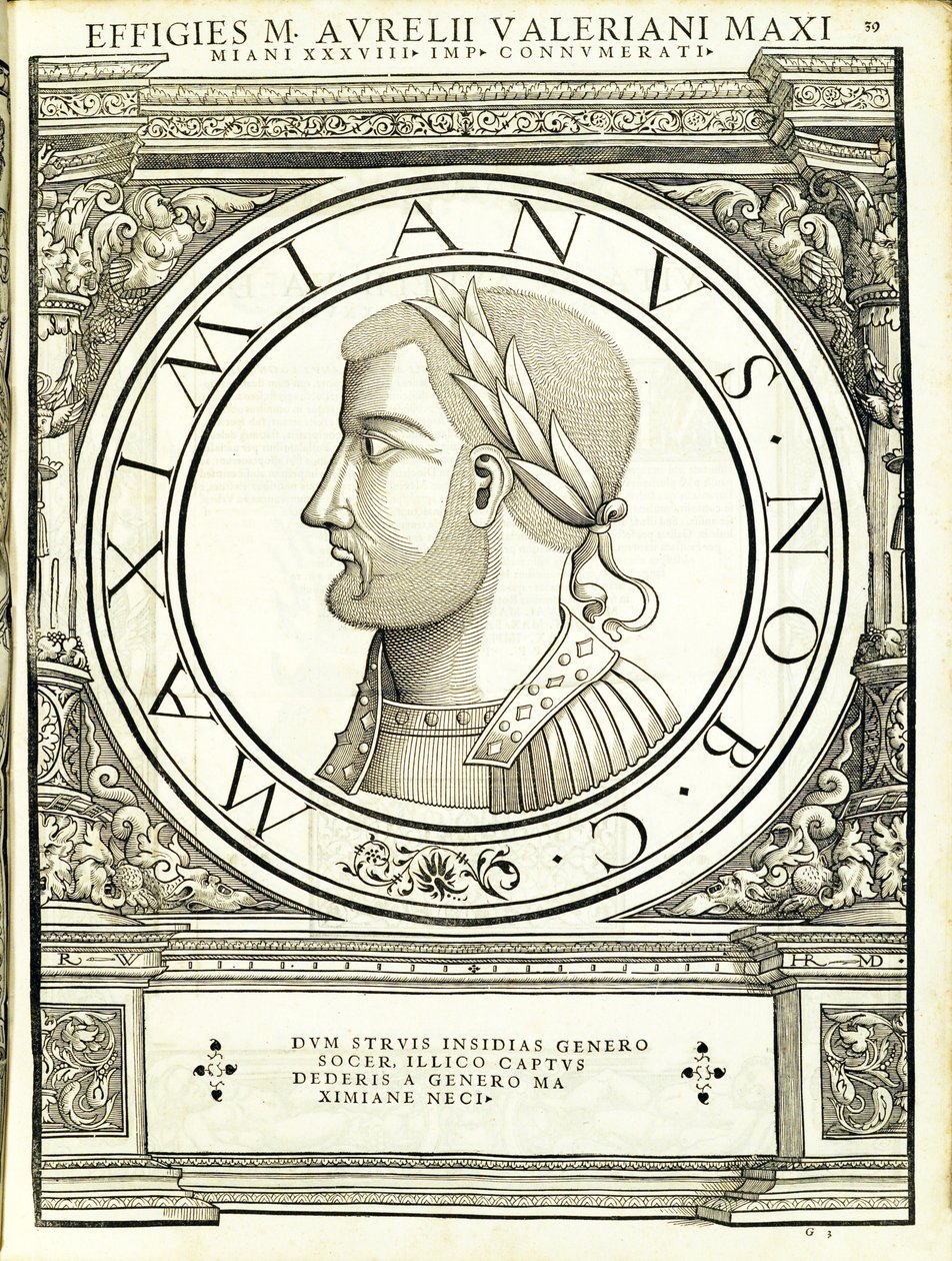 Maximianus，从罗马东，西方最真实的古钱币的图像，雕刻鲁道夫Wyssenbach，由Andreas盖斯纳，苏黎世印刷的主将， 作者 汉斯·鲁道夫·曼努埃尔·德意志