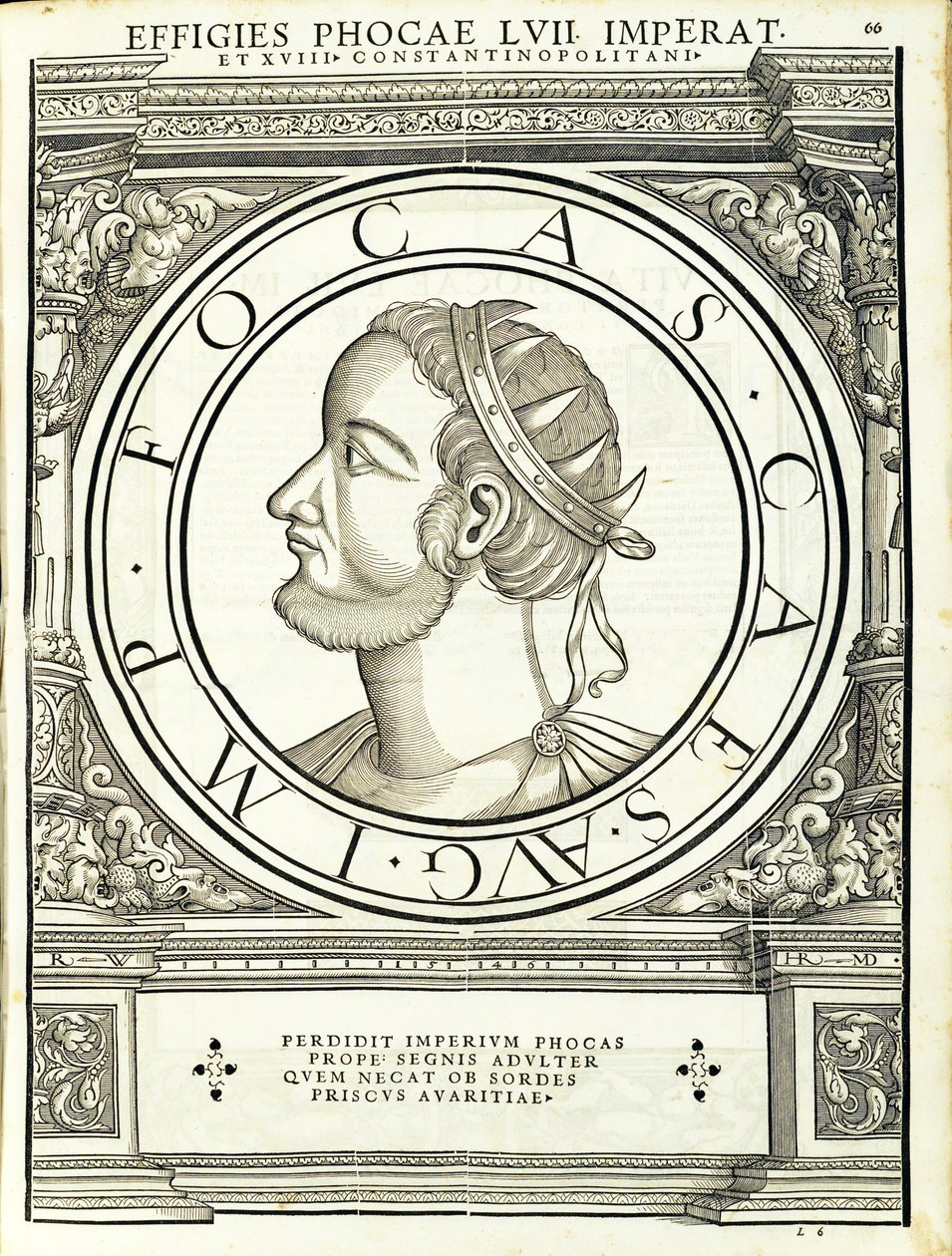 密封件，从东，西最真实的古钱币，由鲁道夫Wyssenbach雕刻，由Andreas盖斯纳，苏黎世，1559国际印刷的图像的罗马皇帝 作者 汉斯·鲁道夫·曼努埃尔·德意志