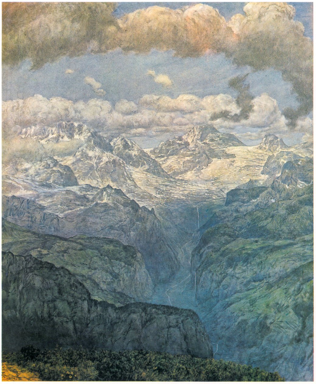 劳特布龙纳山谷 作者 汉斯·托马