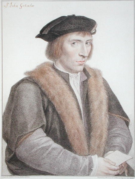 John Godsalve爵士，由Francesco Bartolozzi（1727-1815）1796年雕刻（雕刻）。 作者 汉斯（后）小霍尔拜因