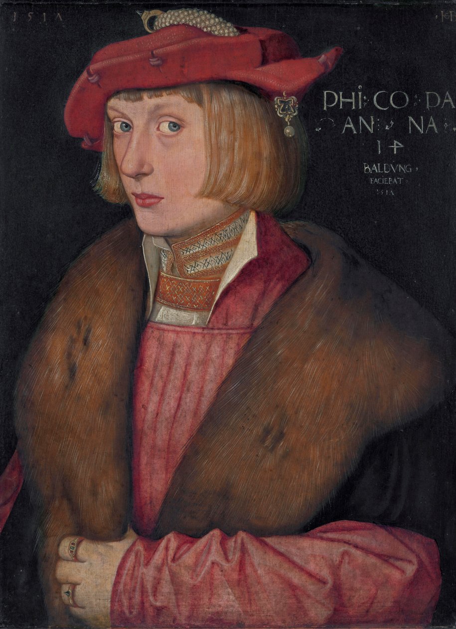 德文：Palatine Philip the Warrior Philip Bellicosus 伯爵 作者 汉斯·巴尔登·格里恩