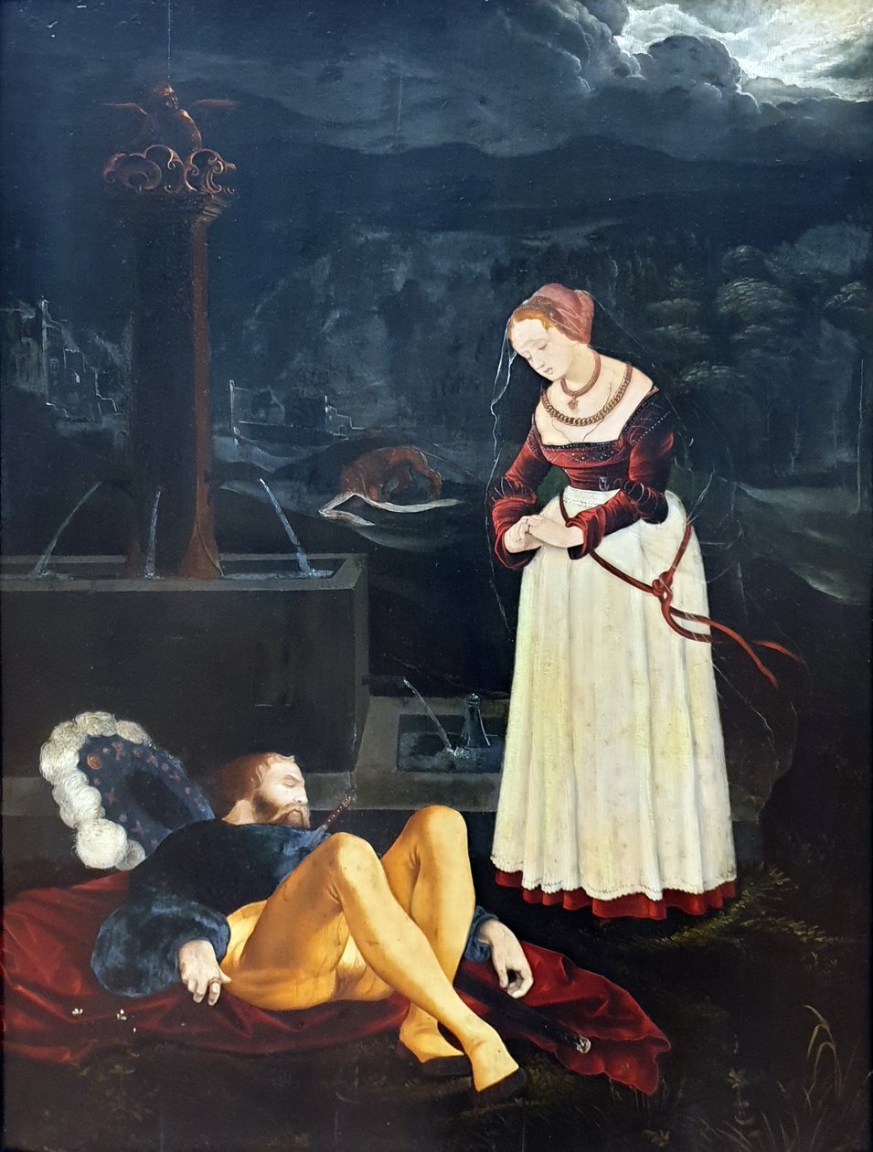 德语：Pyramus und Thisbe 皮拉摩斯与缇丝比 作者 汉斯·巴尔登·格里恩