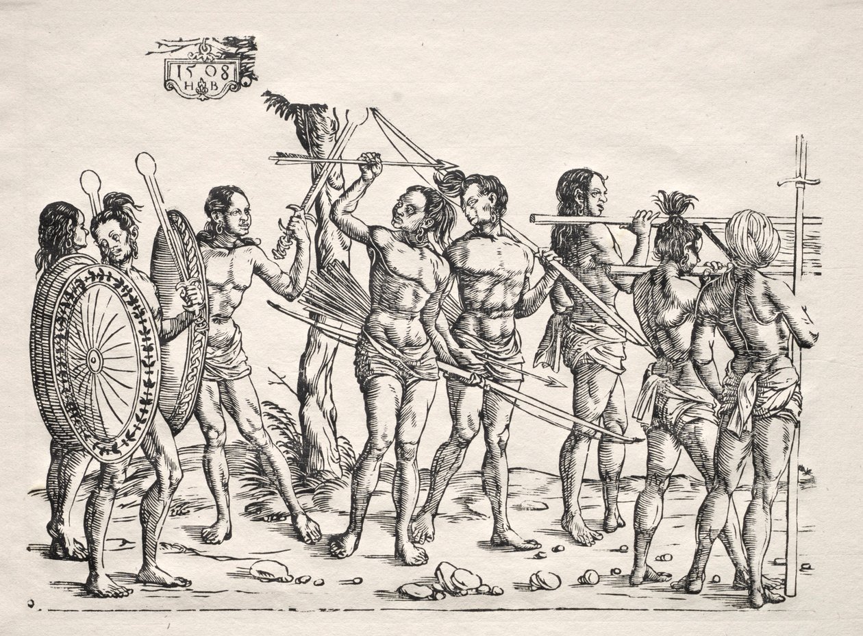 科钦国王，1508年。 作者 汉斯·伯格克米尔
