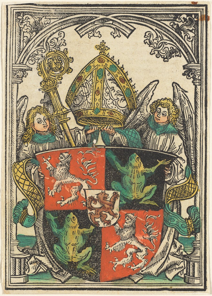 帕绍主教 Wigeleus von Fröschel 的徽章 作者 汉斯·布格克迈尔一世