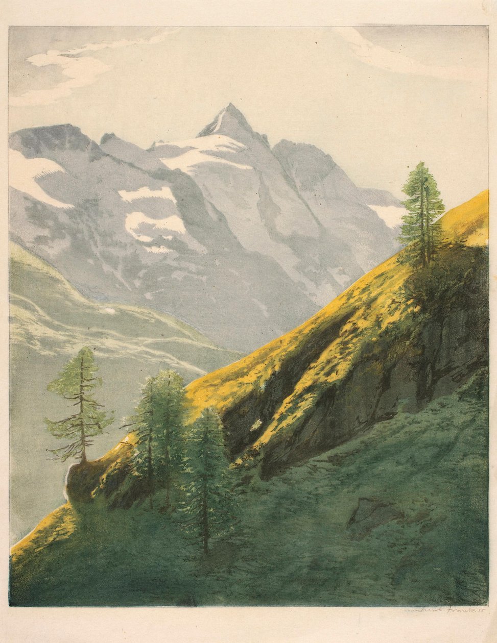 山景 作者 汉斯·弗兰克