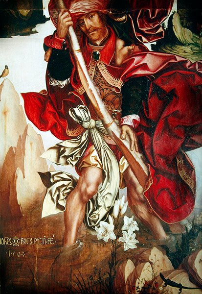 圣克里斯托弗，1503 作者 汉斯·弗里斯
