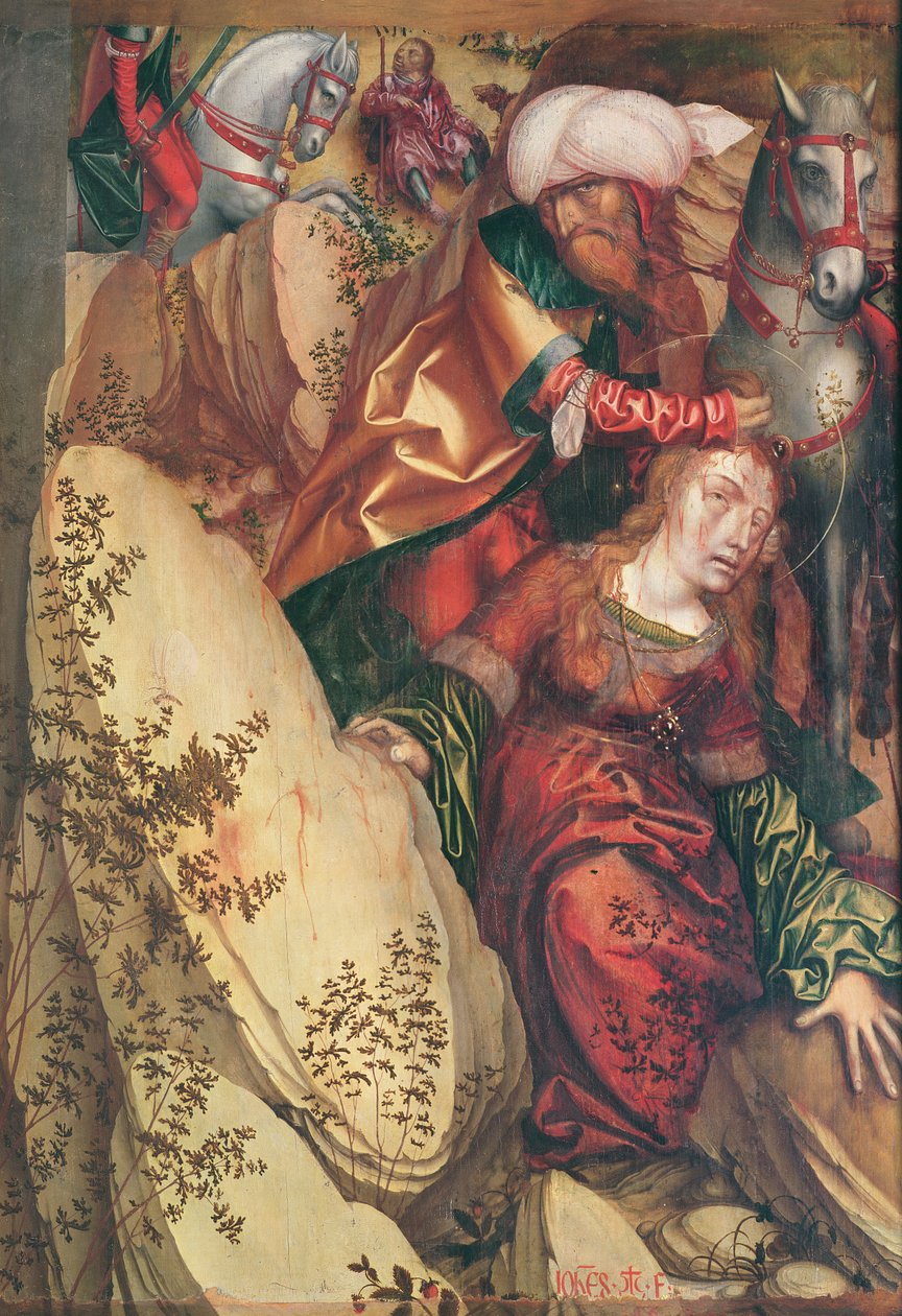圣巴巴拉的殉难，1503年 作者 汉斯·弗里斯