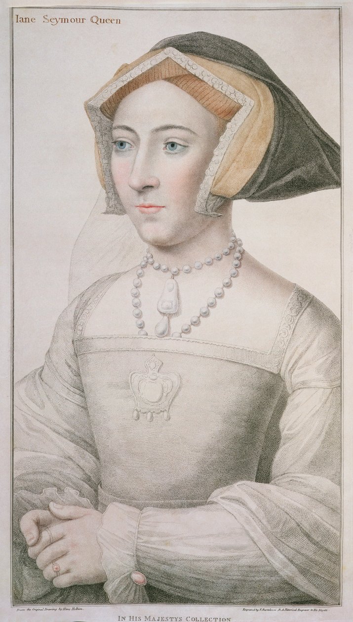 Jane Seymour（c.1509-37）由Francesco Bartolozzi（1727-1815）刻 作者 小汉斯·霍尔拜因