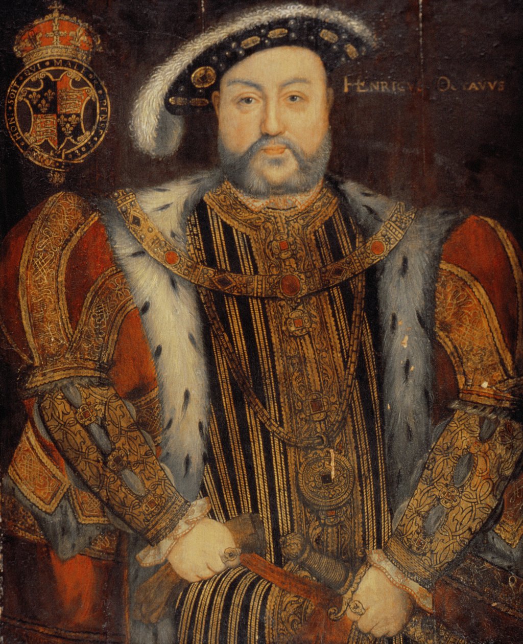 亨利八世的肖像（1491-1547） 作者 小汉斯·霍尔拜因