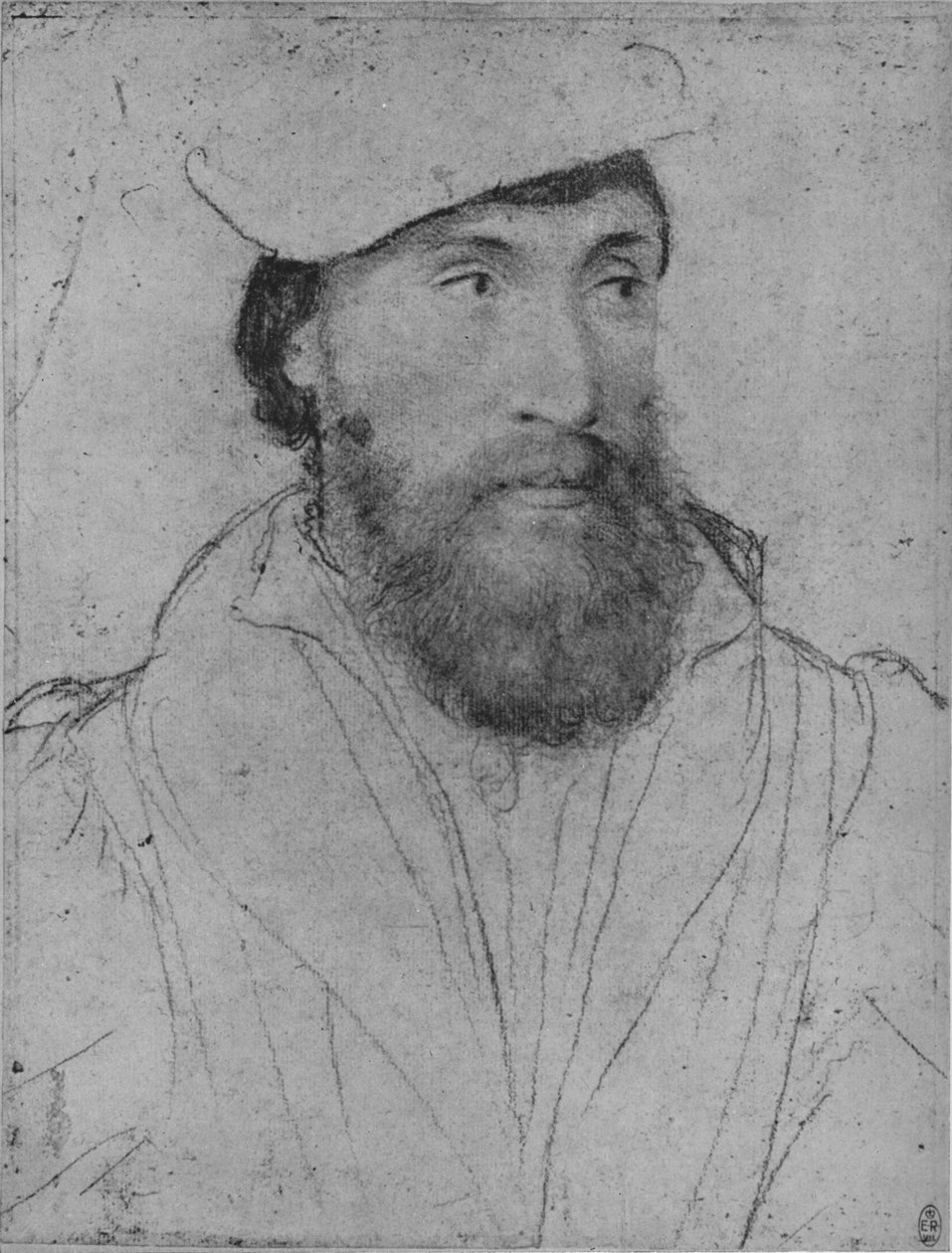 绅士：未知，c1532-1543 1945 作者 小汉斯·霍尔拜因
