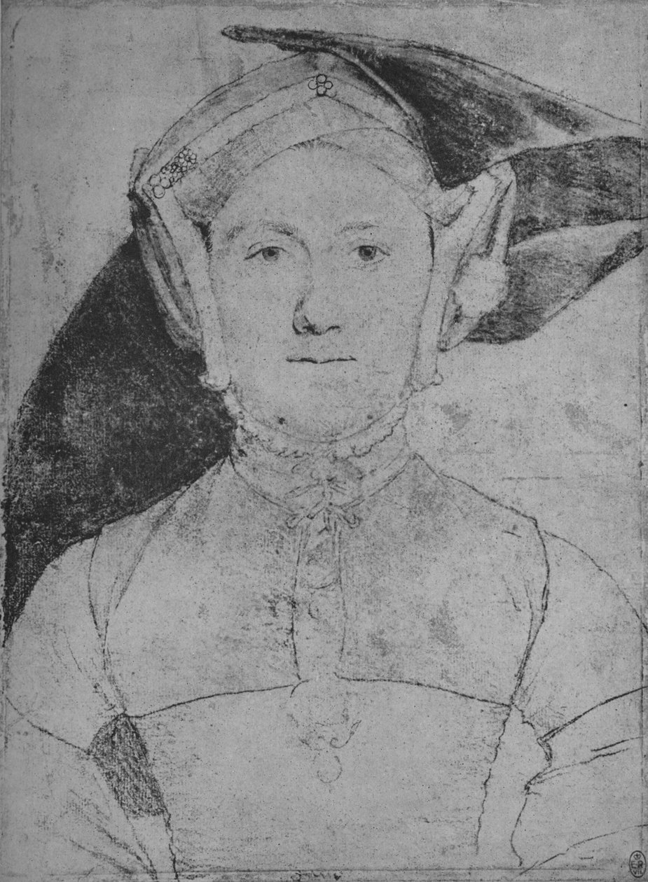 一位女士：未知，c1532-1543 1945 作者 小汉斯·霍尔拜因