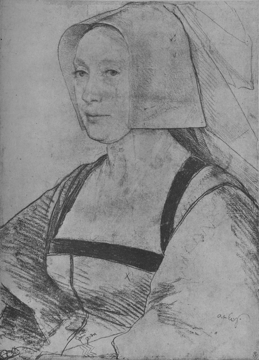 女人：未知，1526-1528年（1945年） 作者 小汉斯·霍尔拜因