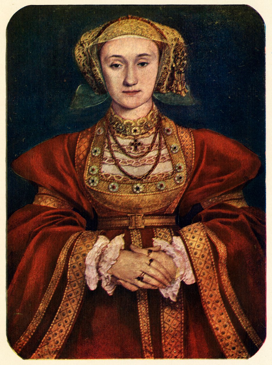 克莱夫斯的安妮（Anne of Cleves），1539年，1909年。 作者 小汉斯·霍尔拜因