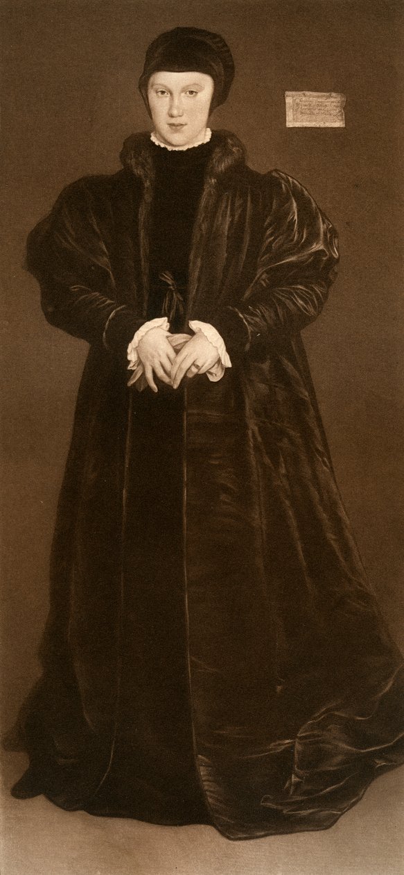 丹麦的克里斯蒂娜，米兰公爵夫人，1538年，1902年 作者 小汉斯·霍尔拜因