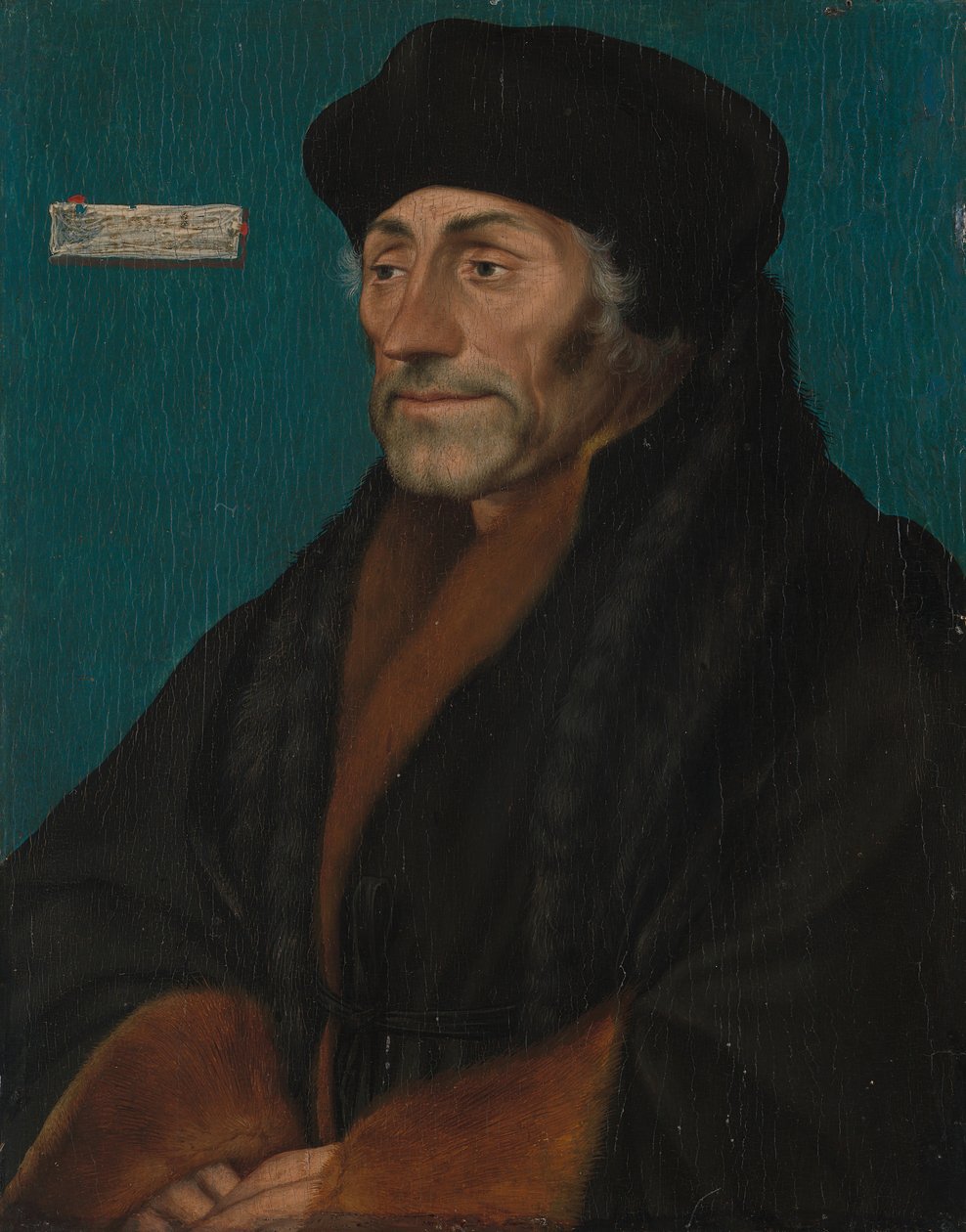 鹿特丹的伊拉斯mus（Erasmus），约1532年。 作者 小汉斯·霍尔拜因