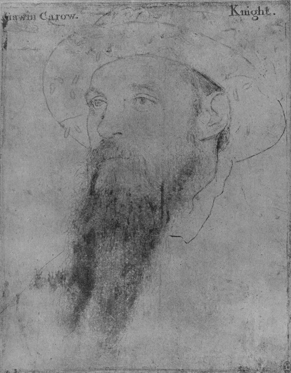 加文·卡鲁（Gavin Carew），c1532-1543 1945年 作者 小汉斯·霍尔拜因