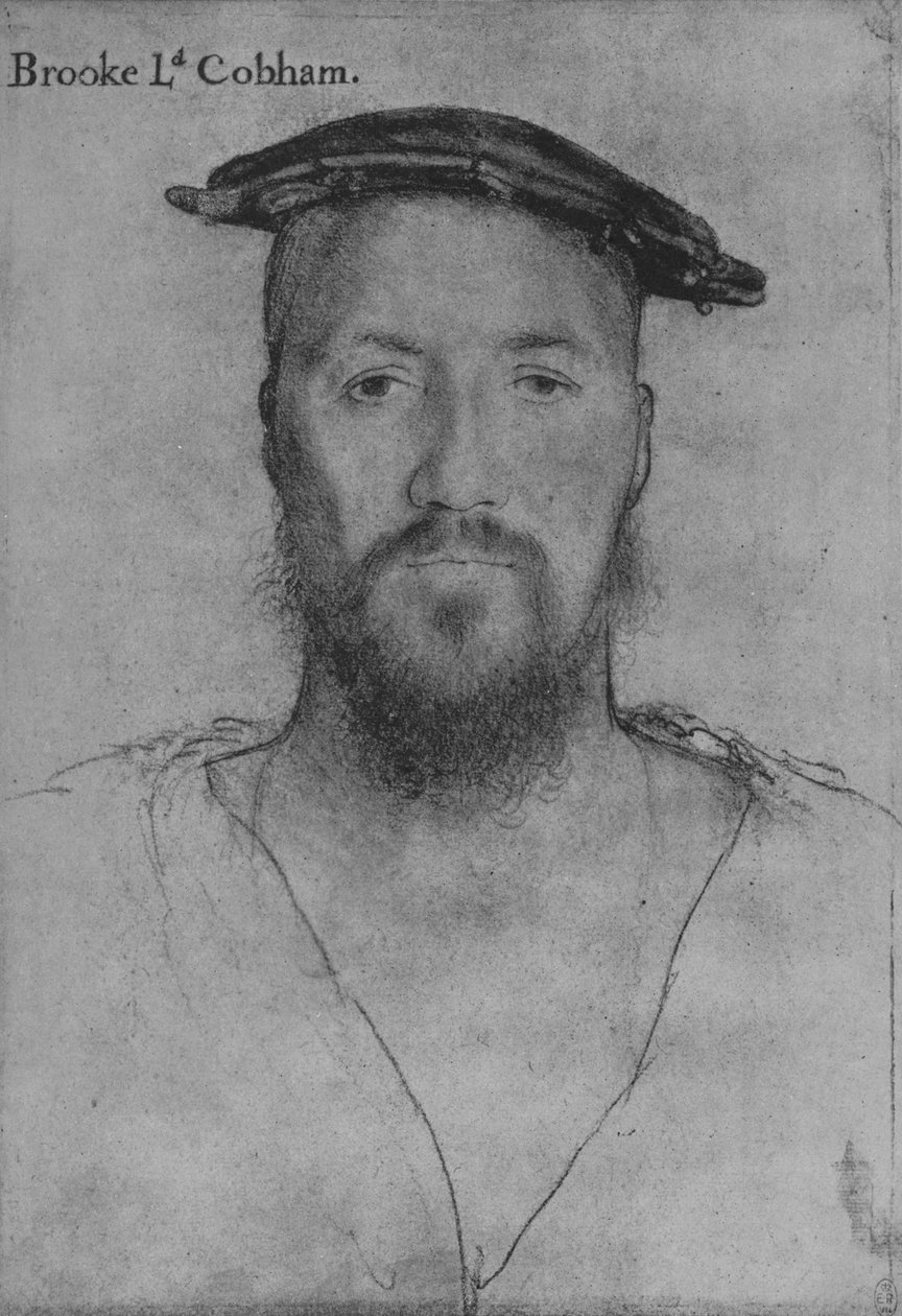 乔治·布鲁克（George Brooke），科汉姆勋爵，c1532-1543年，1945年 作者 小汉斯·霍尔拜因