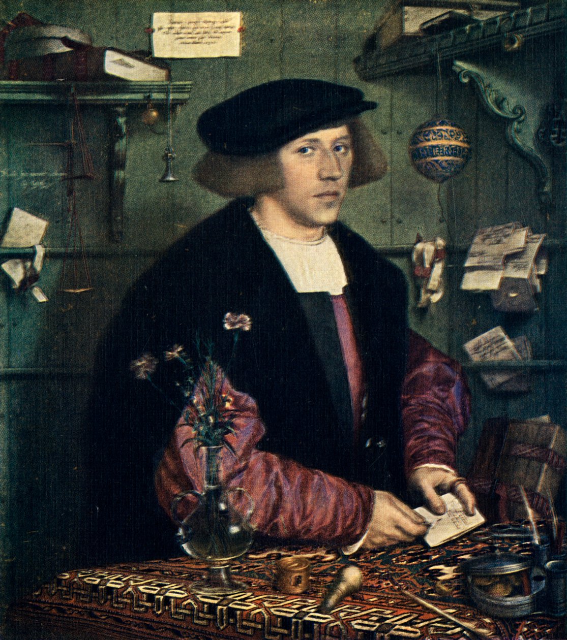 乔治·吉泽（George Gisze），1532年，1909年 作者 小汉斯·霍尔拜因