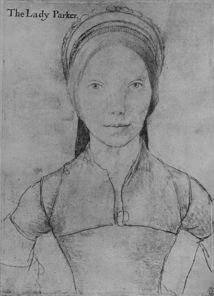 葛蕾丝（Grace），帕克夫人（Lady Parker），c1540-1543 1945年 作者 小汉斯·霍尔拜因