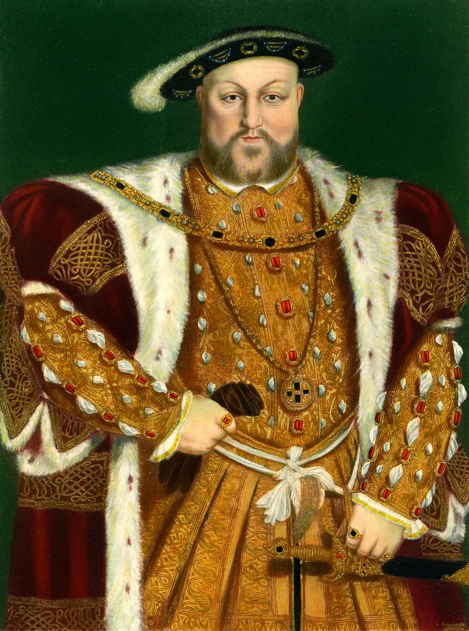 亨利八世（Henry VIII），c1543，1902年。 作者 小汉斯·霍尔拜因