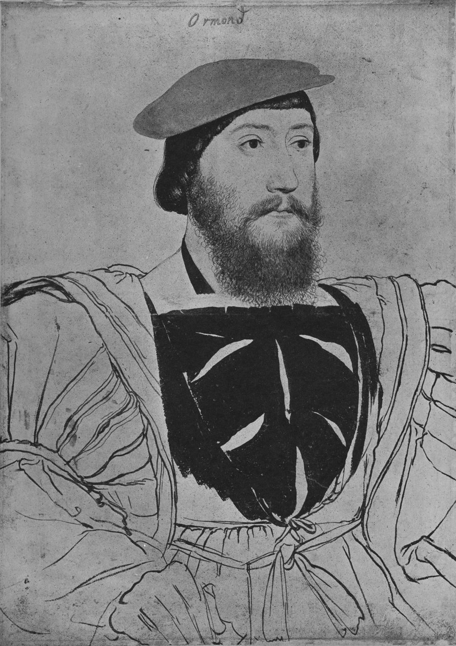 詹姆斯·巴特勒（James Butler），c1537年1945年 作者 小汉斯·霍尔拜因
