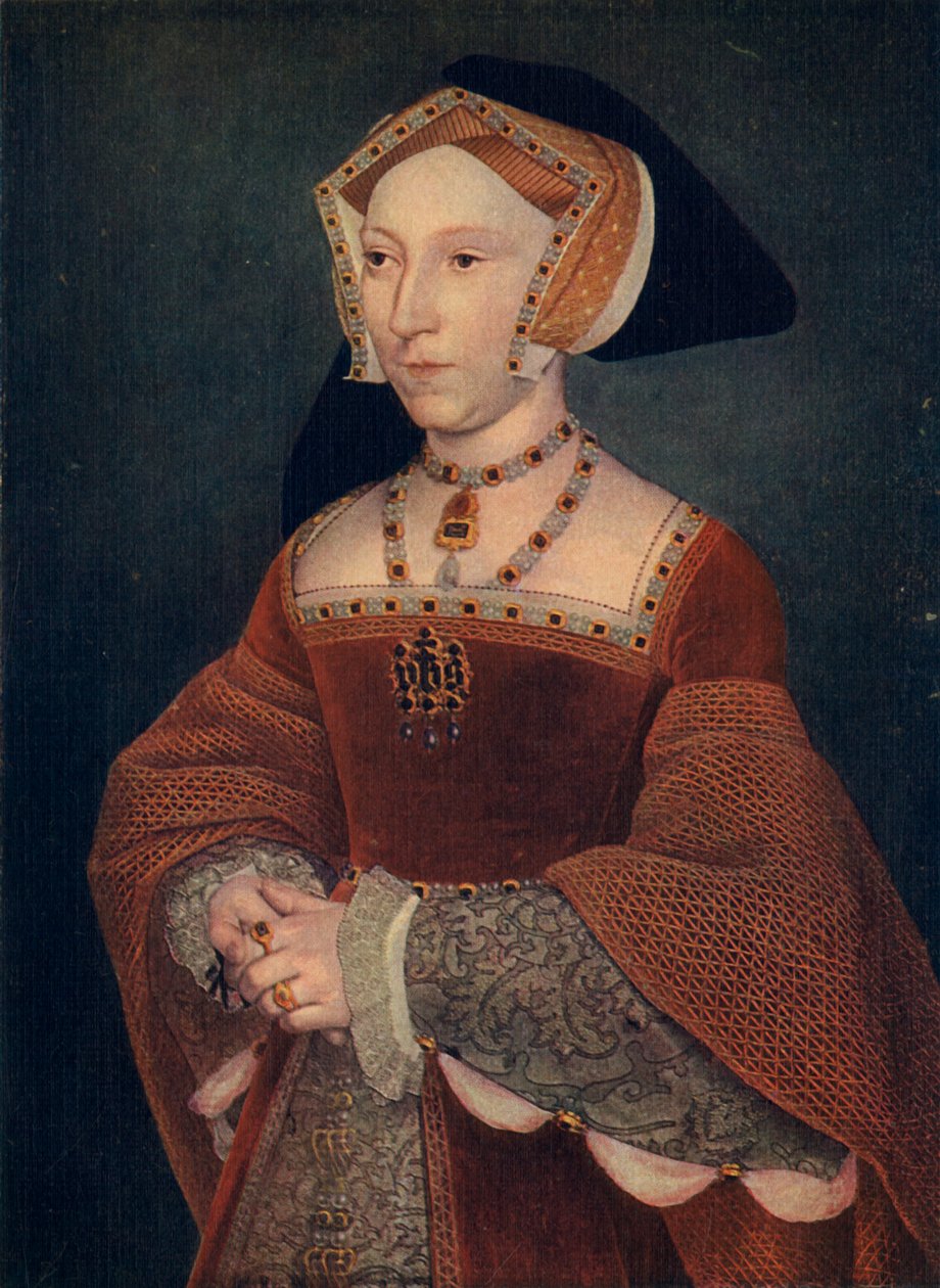 简·西摩（Jane Seymour），1536-1537，1909年 作者 小汉斯·霍尔拜因