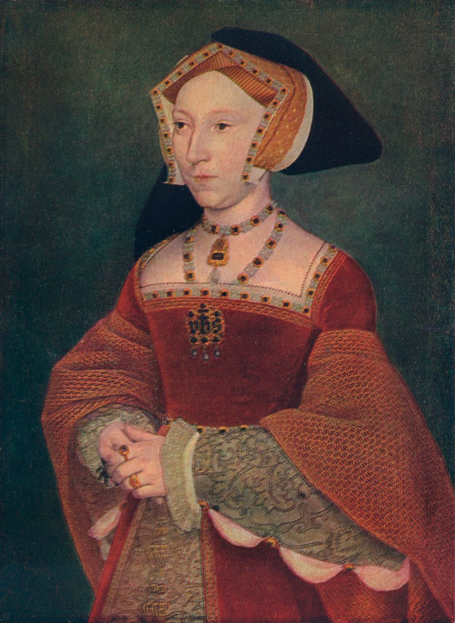 简·西摩（Jane Seymour），1537年 作者 小汉斯·霍尔拜因