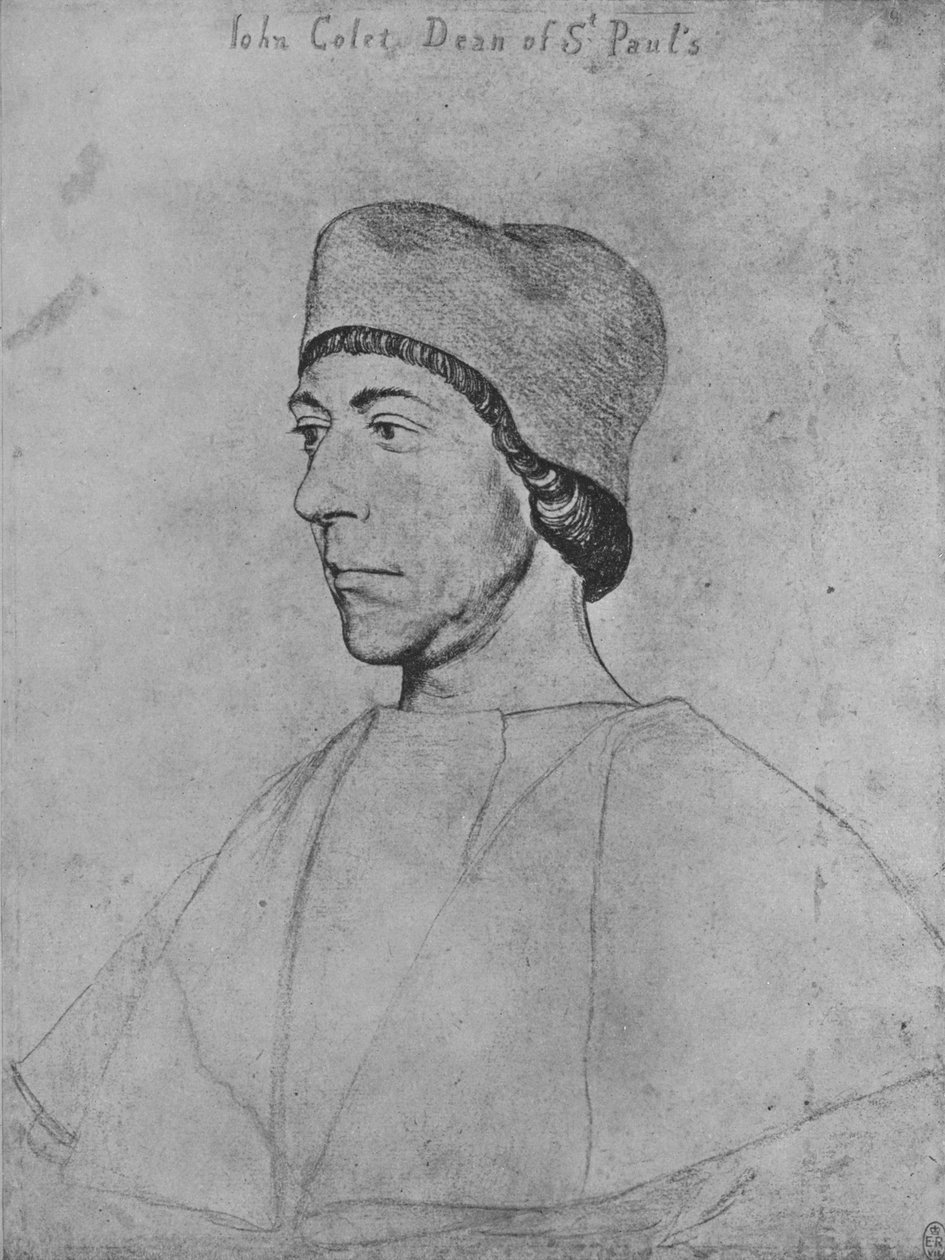 约翰·科莱特（John Colet），c1535年1945年 作者 小汉斯·霍尔拜因