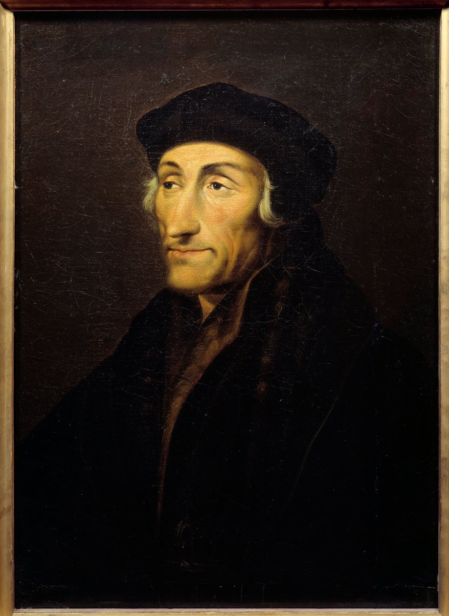 鹿特丹的伊拉斯谟（Desiderius Erasmus Roterdamus）画像 作者 小汉斯·霍尔拜因