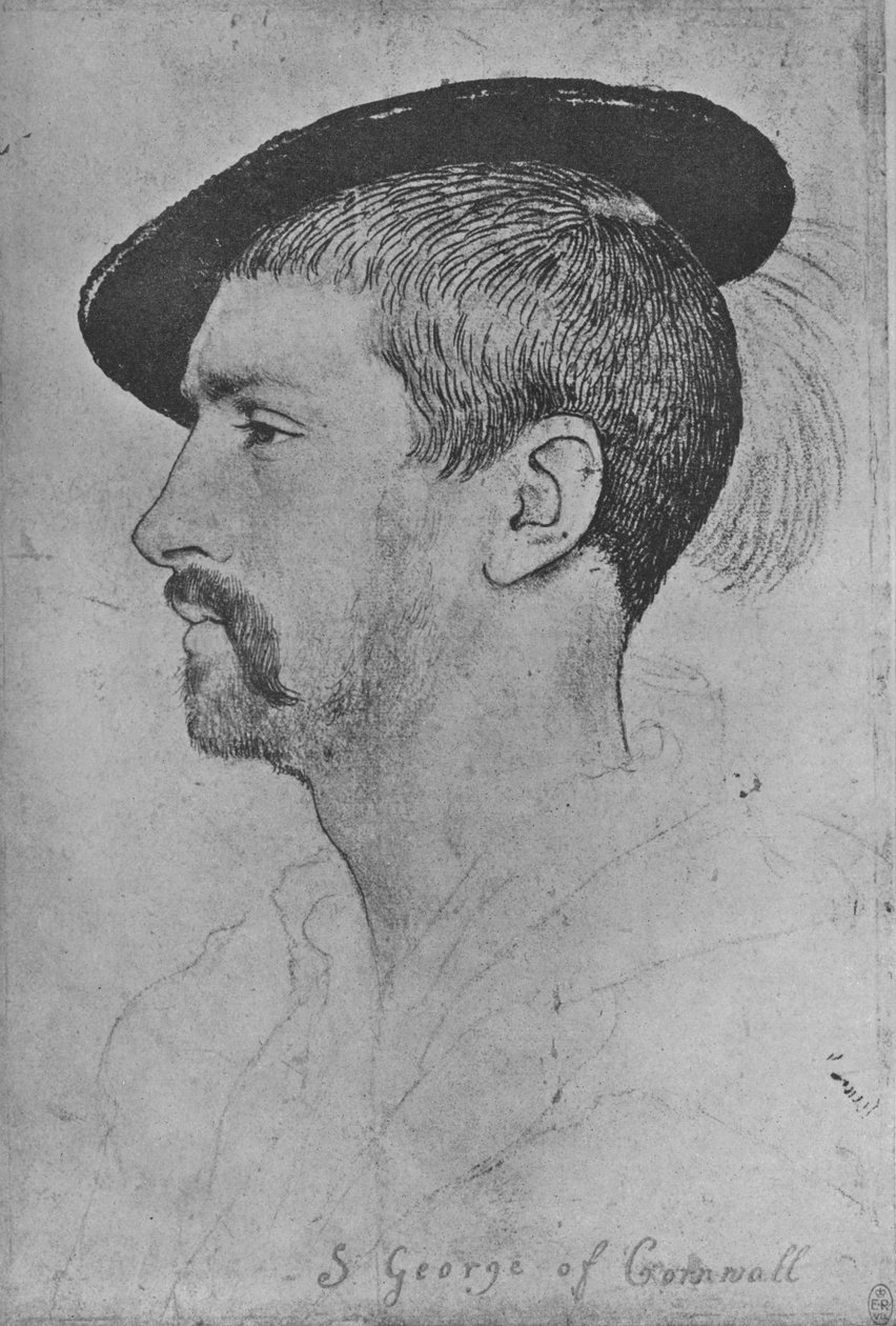 Quocoute的西蒙·乔治（Simon George），c1535年1945年 作者 小汉斯·霍尔拜因