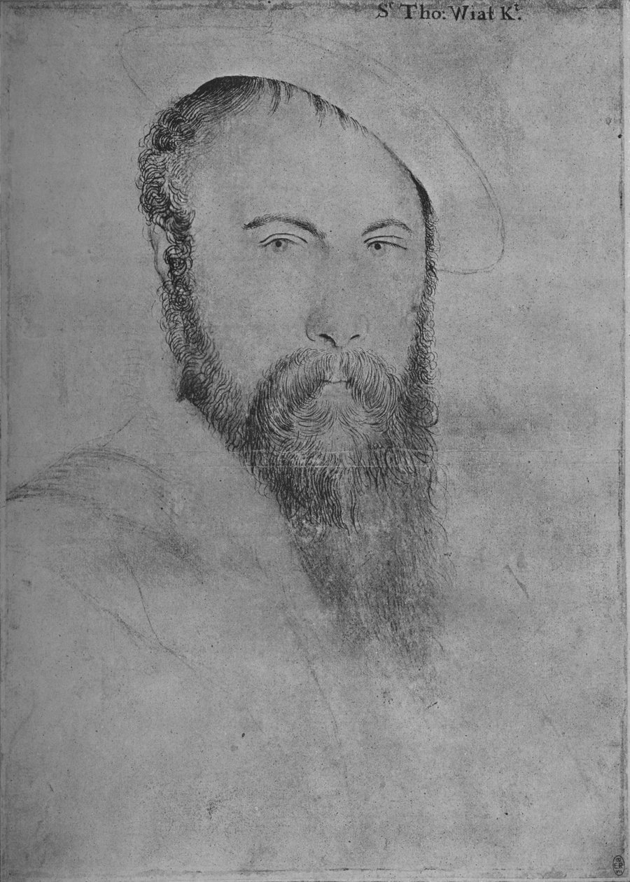 托马斯·怀亚特爵士（Copyright c1535-1553），1945年 作者 小汉斯·霍尔拜因