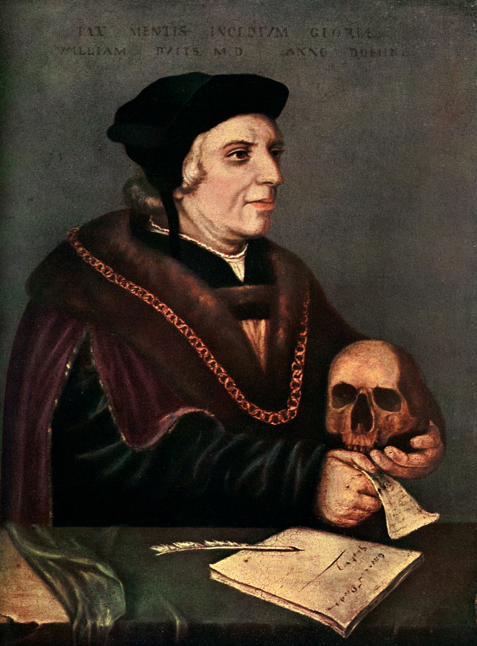 威廉·巴茨爵士（Sir William Butts）c1486-1545，1543年。 作者 小汉斯·霍尔拜因
