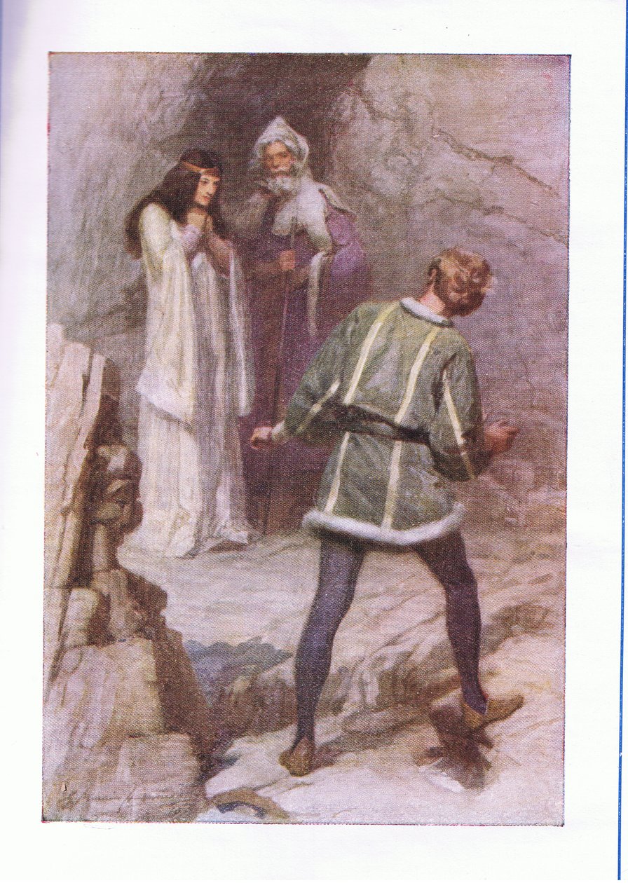 什么是？精神？ （The Tempest），来自乔治哈拉普有限公司出版的“莎士比亚全集”，20世纪20年代 作者 小汉斯·霍尔拜因