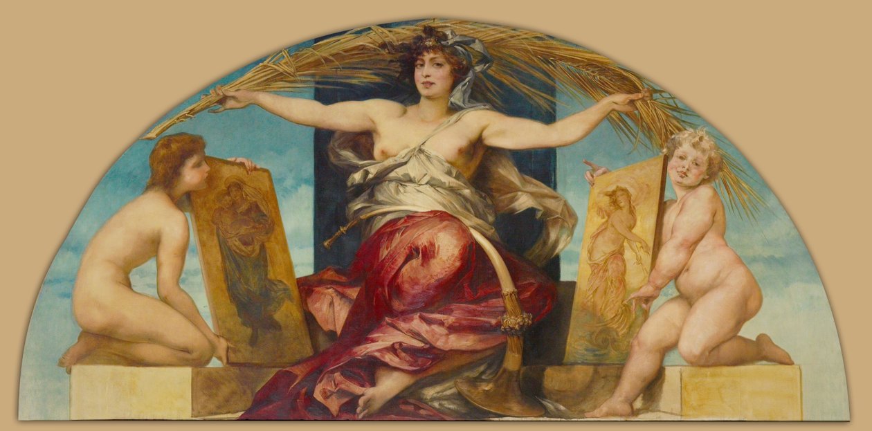 宗教与世俗绘画的寓意 作者 汉斯·马卡特（Hans Makart）