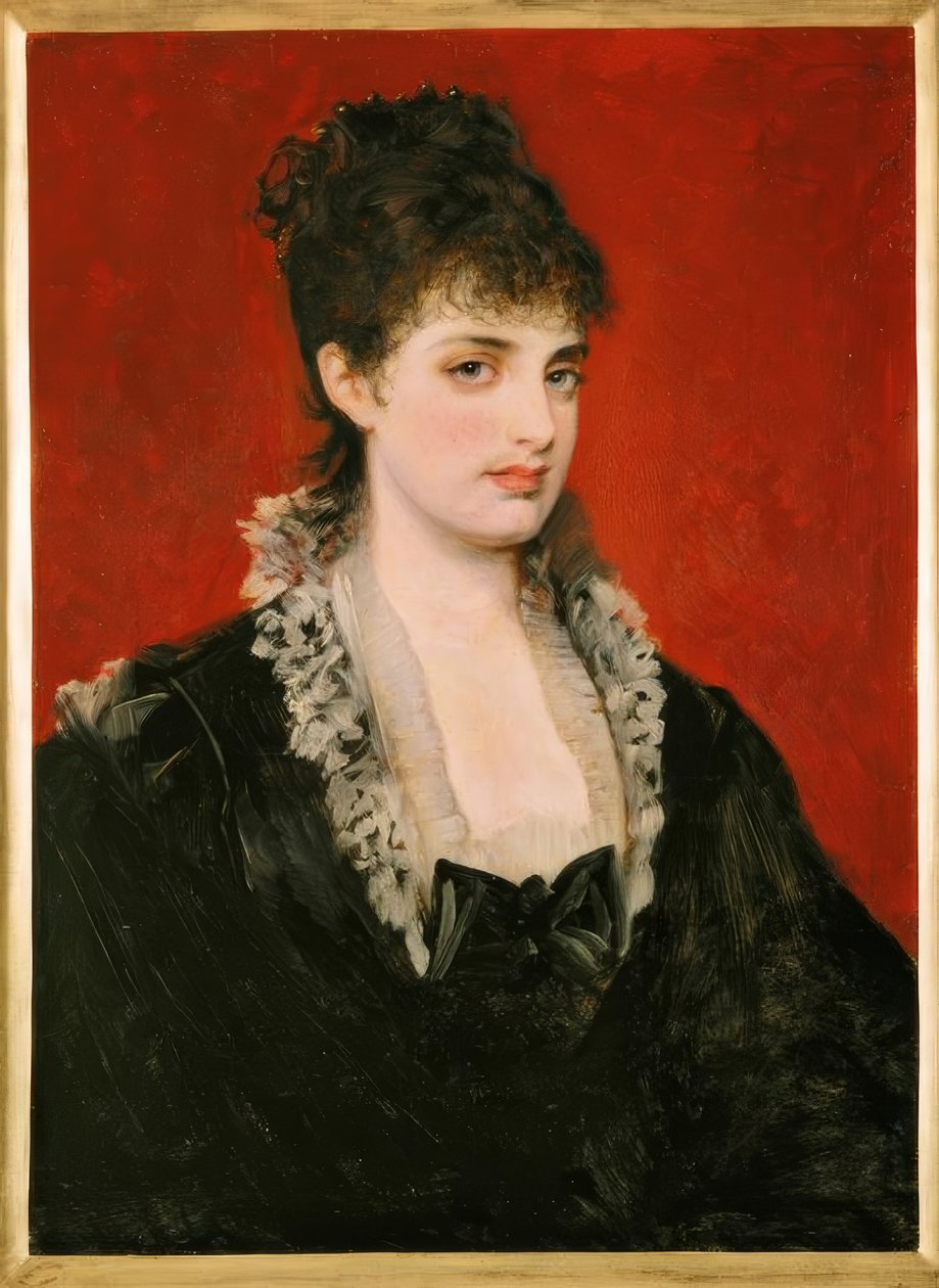 Anna von Waldberg (1831–1884) 作者 汉斯·马卡特（Hans Makart）