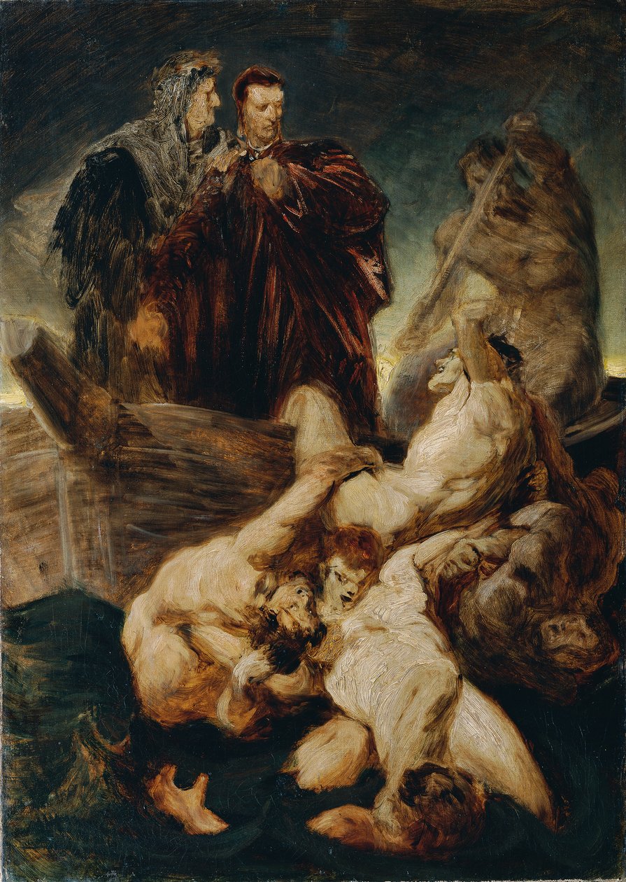 地狱篇》中的但丁和维吉尔 作者 汉斯·马卡特（Hans Makart）