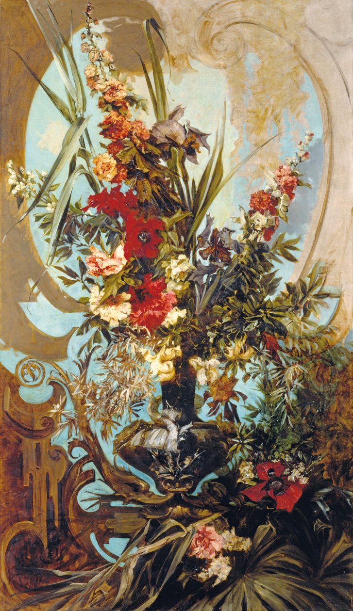 装饰花束 作者 汉斯·马卡特（Hans Makart）
